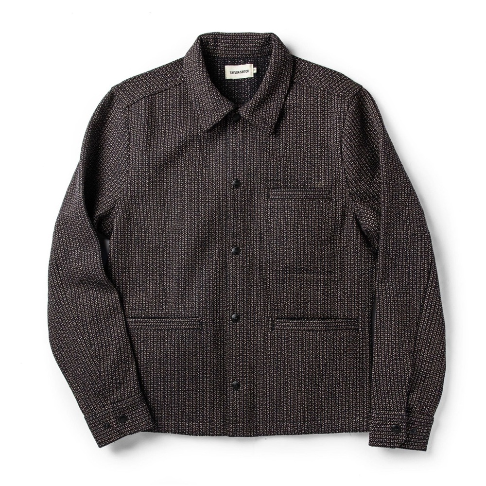 Men's Black Patterned Jacket